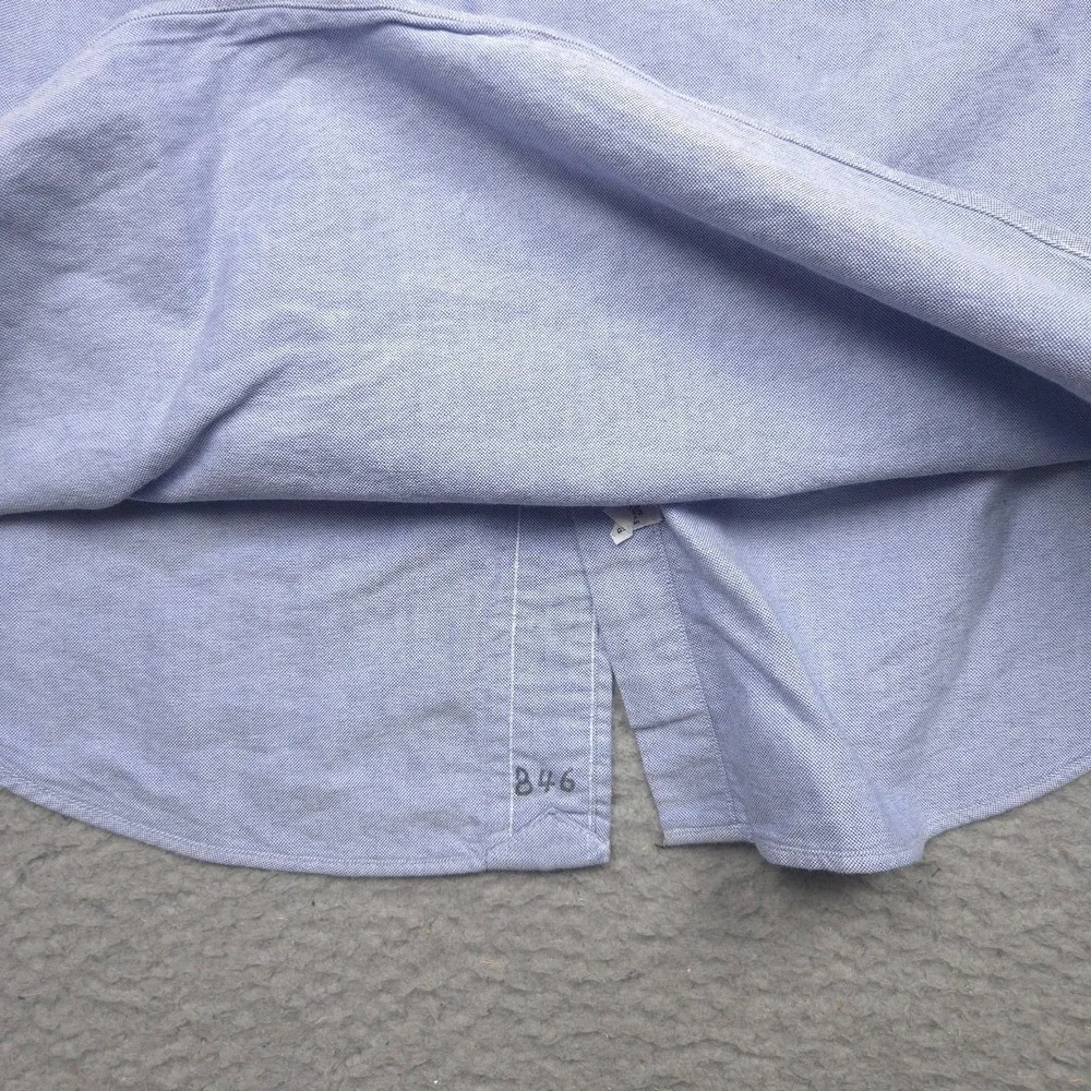 Ralph Lauren Yarmouth Oxford Shirt Men 17-34 Light Blue Cotton Button Down Pony